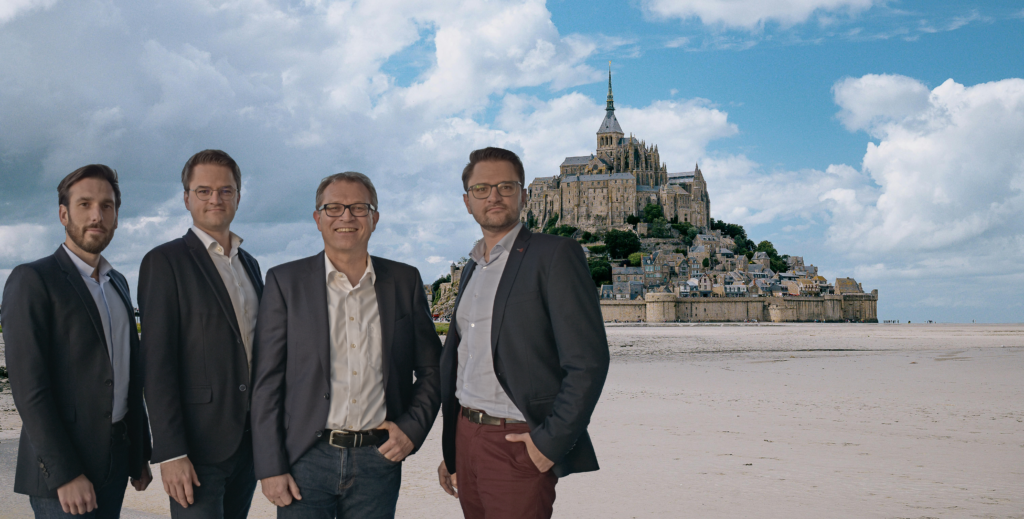 L'équipe au Mont saint Michel - SD Partner